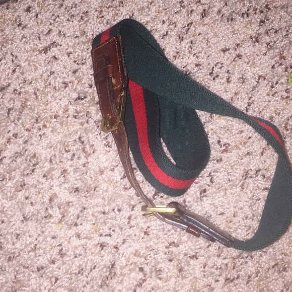 Coach GUCCI vintage striped belt Authentic 💯 - Picture 4 of 4
